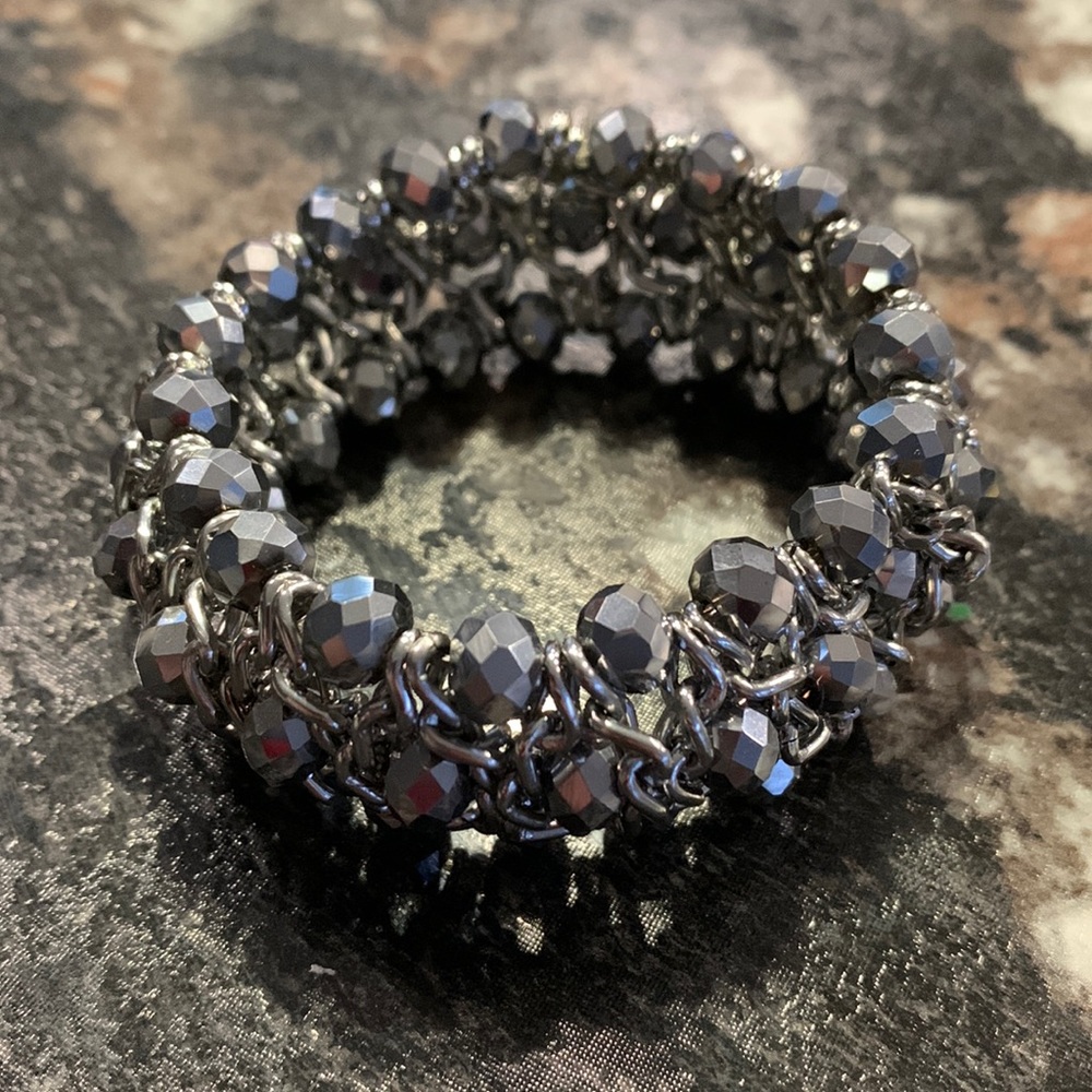 PARK LANE Stretch wire & bead gem bracelet